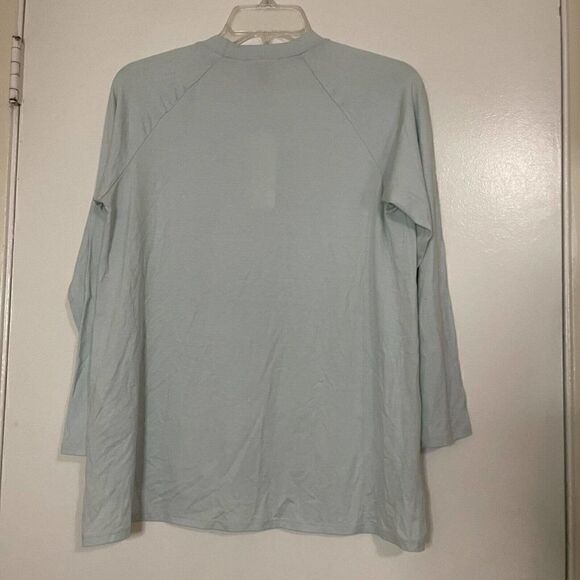 NWT Eileen Fisher Light Blue long sleeve crew neck shirt size XS - Picture 6 of 6